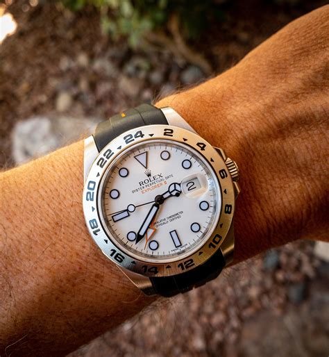 rolex exporer ii polar on rubber b|Explorer II Polar on Rubber B .